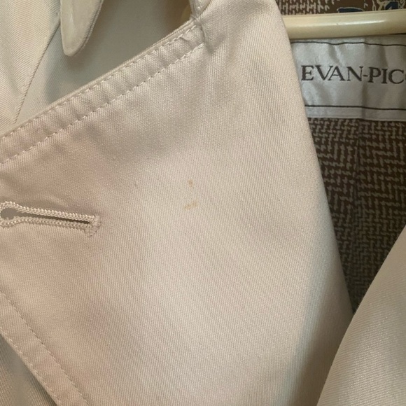 Evan Picone Vintage Fully Lined Trench Coat Size 16 - Picture 16 of 16
